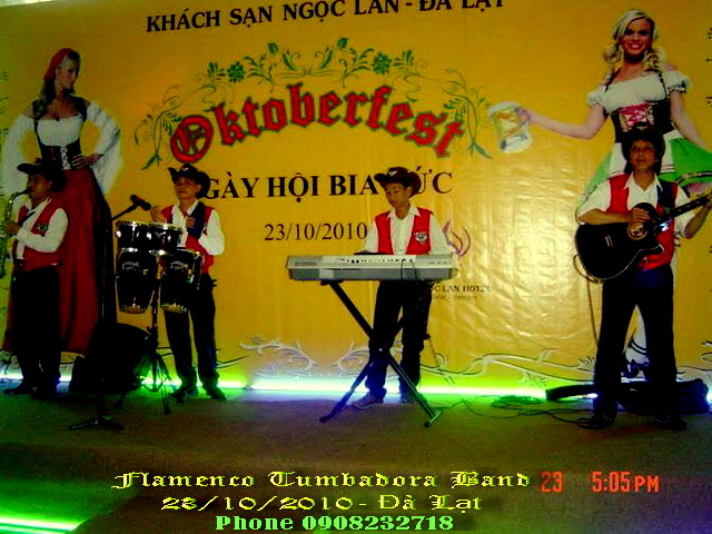 Ban Nhac Flamenco Tumbadora 23 10 2010 Ngoc Lan Da Lat Hotel