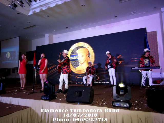 Ban Nhac Flamenco Tumbadora Baba Coin Event TTHN Grand Palace