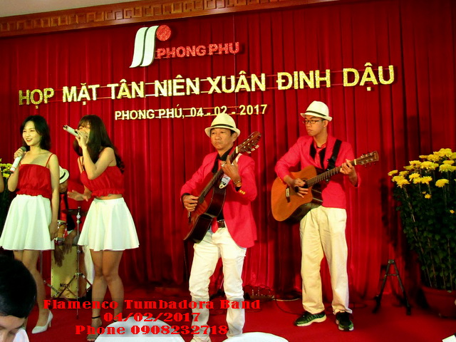 Ban Nhac Flamenco Tumbadora Band 04 02 2017 Det Phong Phu Tan Nien