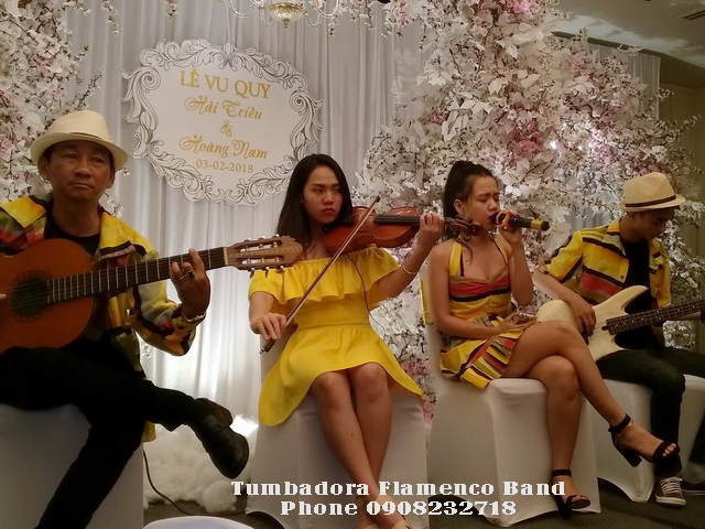 Ban Nhac Flamenco Tumbadora Hoa Tau Dam Cuoi Sheraton Hotel