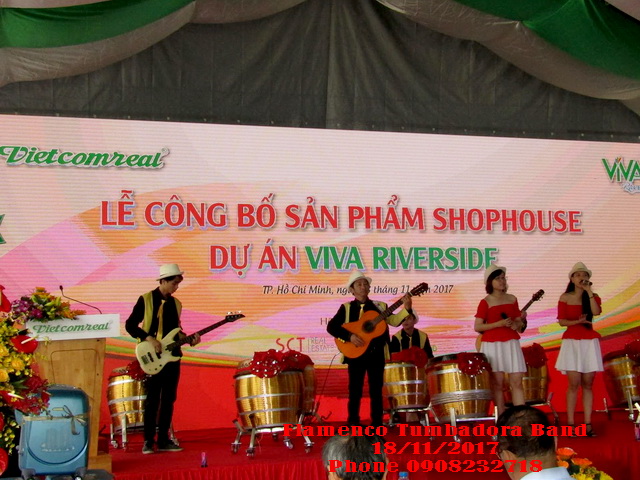 Flamenco Tumbadora Band 18 11 2017 Cong Bo San Pham Du An Shophouse Viva Riverside