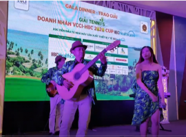 Ban nhạc Flamenco Tumbadora Biểu diễn Lễ Trao Giải VCCI HBC DOANH NHÂN TENNIS CUP 2020